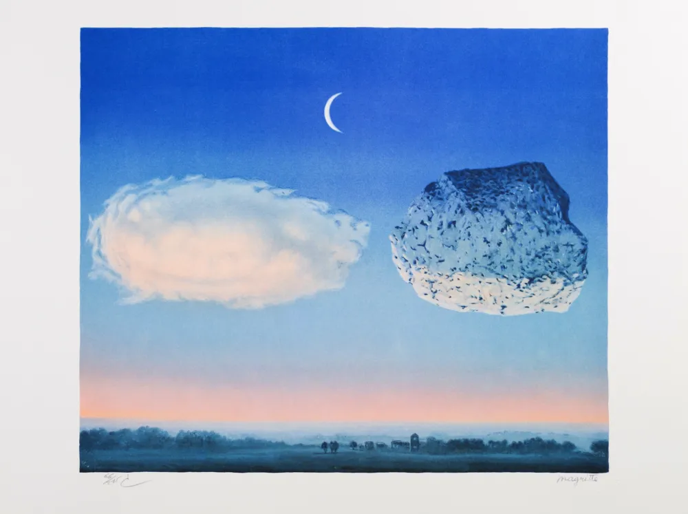 Lithograph Magritte - La Bataille de l'Argonne (The Battle of the Argonne)