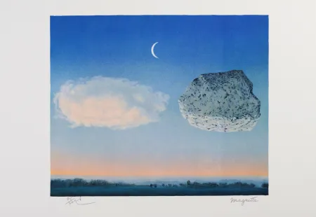 Lithograph Magritte - La Bataille de l’Argonne (The Battle of the Argonne)