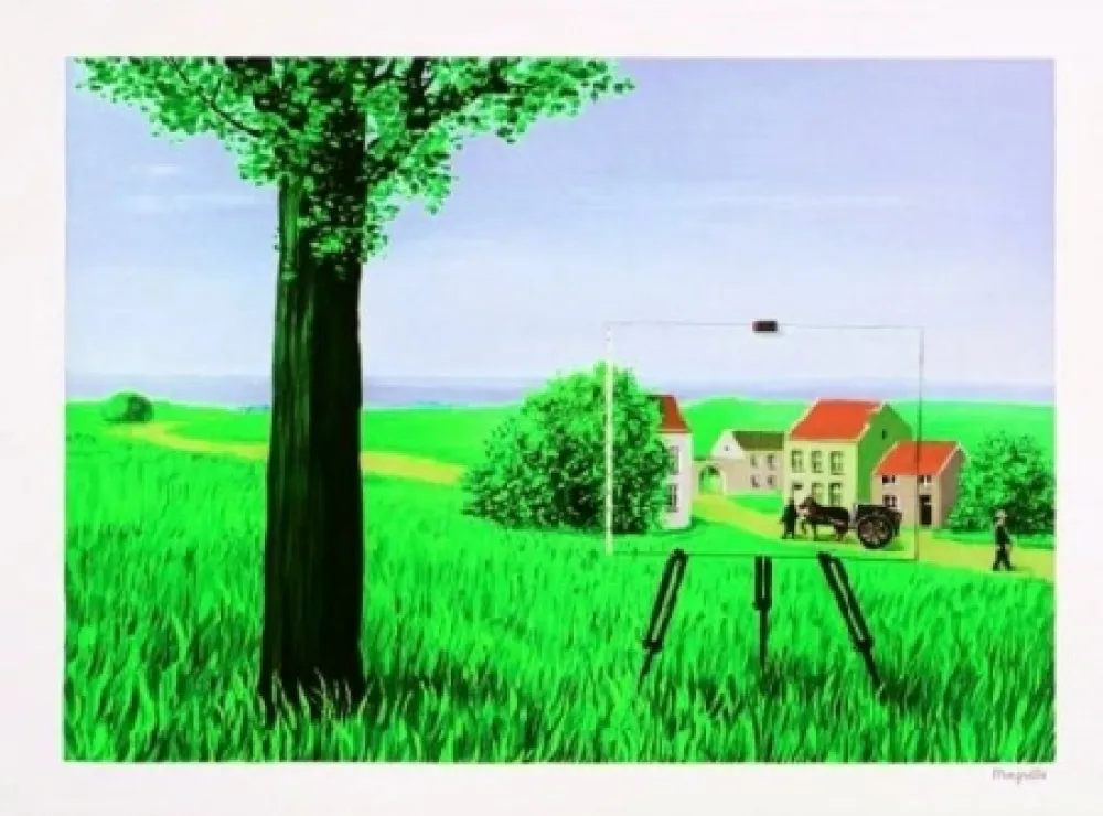 Lithograph Magritte - La Belle Captive, 1931