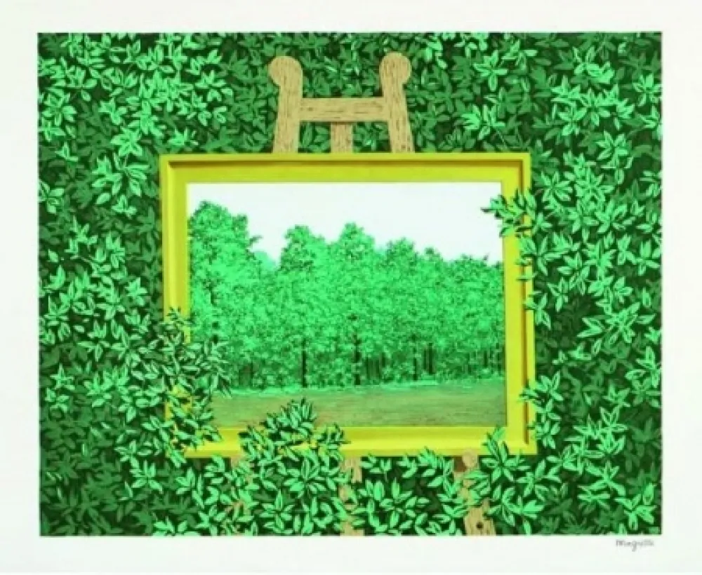 Lithograph Magritte - La Cascade, 1961