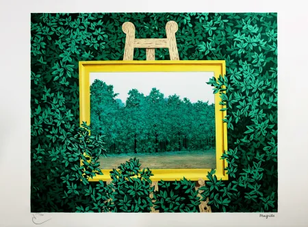 Lithograph Magritte - La Cascade (The Waterfall)