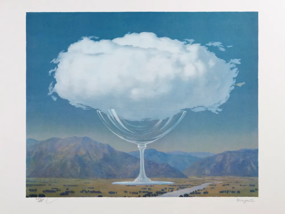 Lithograph Magritte - La Corde Sensible (Heartstring)
