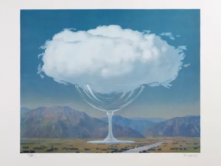 Lithograph Magritte - La Corde Sensible (Heartstring)