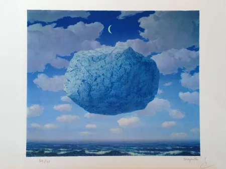 Lithograph Magritte - La Flèche de Zénon