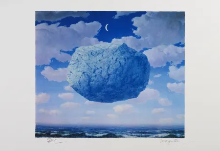 Lithograph Magritte - La Flèche de Zénon (Zeno's Arrow)
