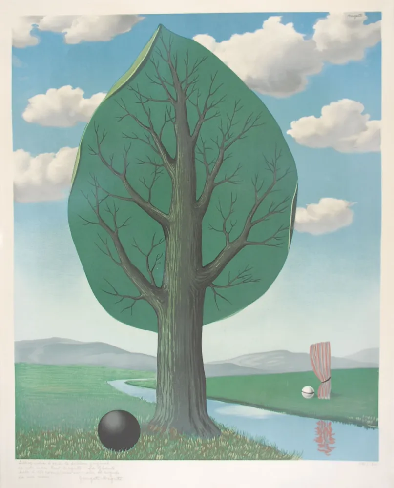 Lithograph Magritte - La Géante