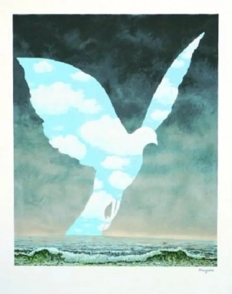 Lithograph Magritte - La Grande Famille, 1963