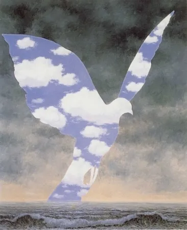 Lithograph Magritte - La grande famille