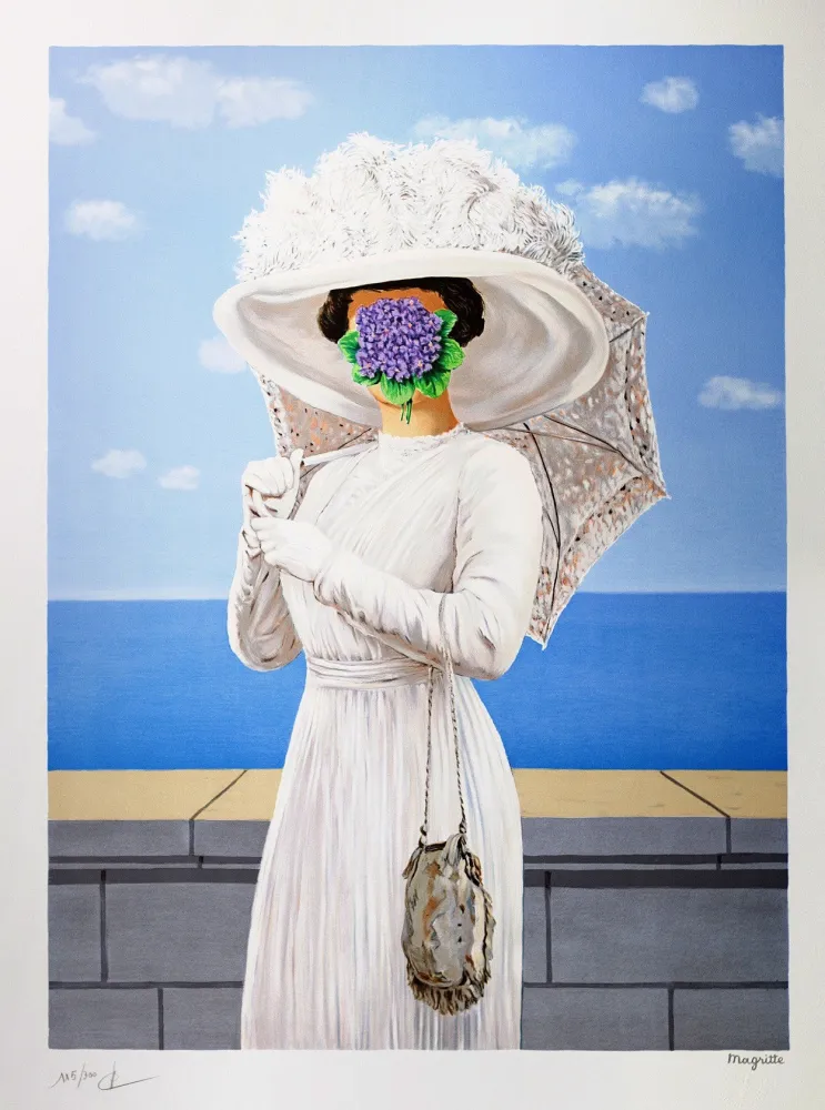 Lithograph Magritte - La Grande Guerre