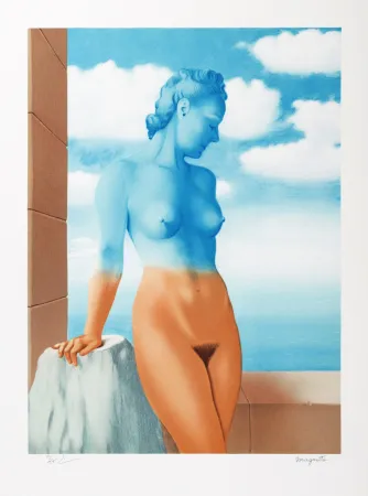 Lithograph Magritte - La Magie Noire (Black Magic)