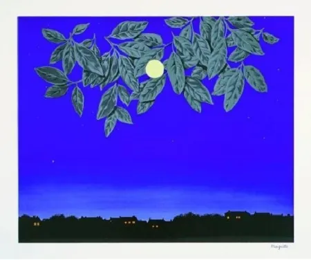 Lithograph Magritte - La page blanche