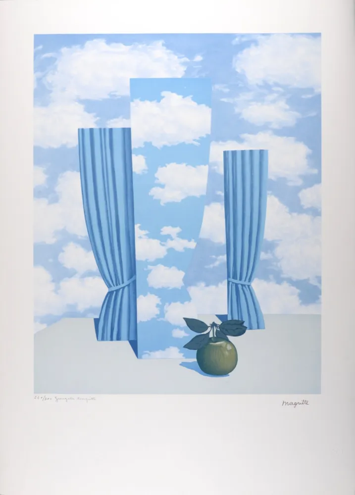 Lithograph Magritte - La Philosophie et la Peinture : Le Beau Monde, C. 1979