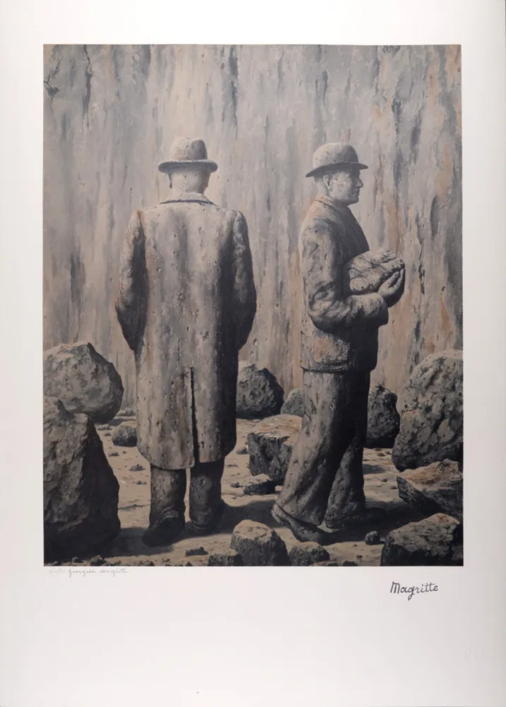 Lithograph Magritte - La Philosophie et la Peinture : Le Chant de la violette, C. 1979