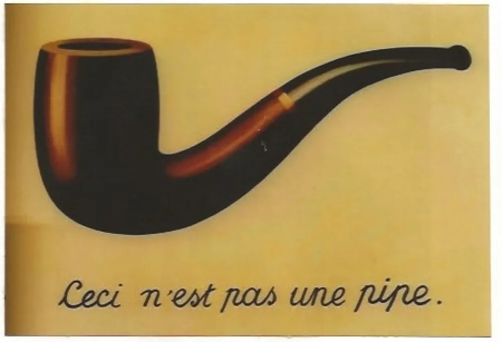 Lithograph Magritte - La trahison des images (Ceci n'est pas une pipe)