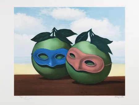 Lithograph Magritte - La Valse Hésitation (The Hesitation Waltz)