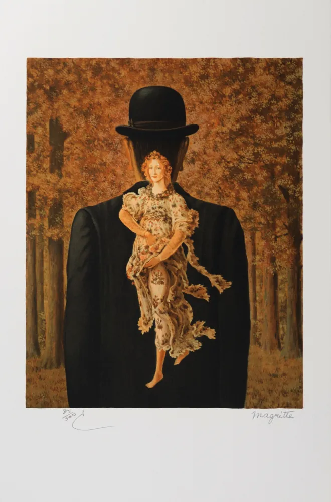 Lithograph Magritte - Le Bouquet tout fait