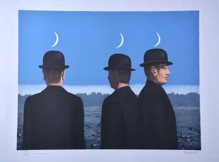 Lithograph Magritte - Le Chef d'oeuvre ou les mystères de l'horizon 