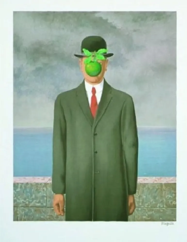 Lithograph Magritte - Le fils de l'homme, 1964