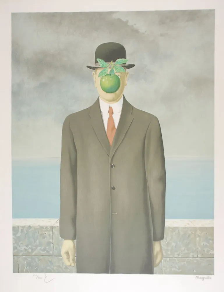 Lithograph Magritte - Le Fils de l’Homme - The Son of Man