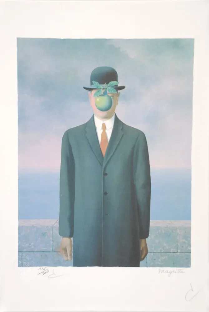 Lithograph Magritte - Le Fils de l’Homme - The Son of Man