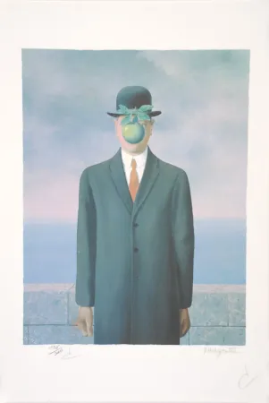 Lithograph Magritte - Le Fils de l’Homme - The Son of Man