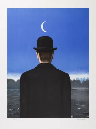 Lithograph Magritte - Le Maître d’École (The School Master)