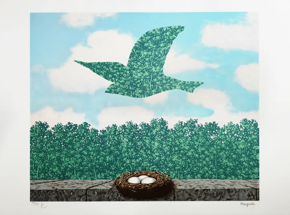 Lithograph Magritte - Le Printemps (Spring)