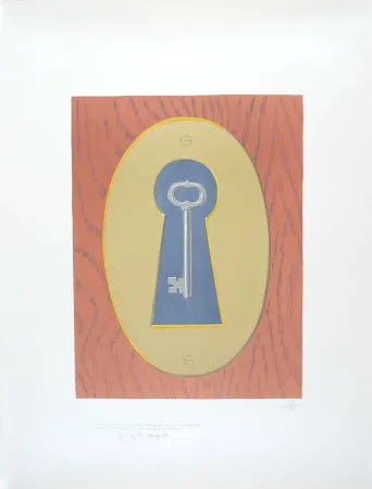 Lithograph Magritte - Le Sourire du Diable - The Devil' Smile