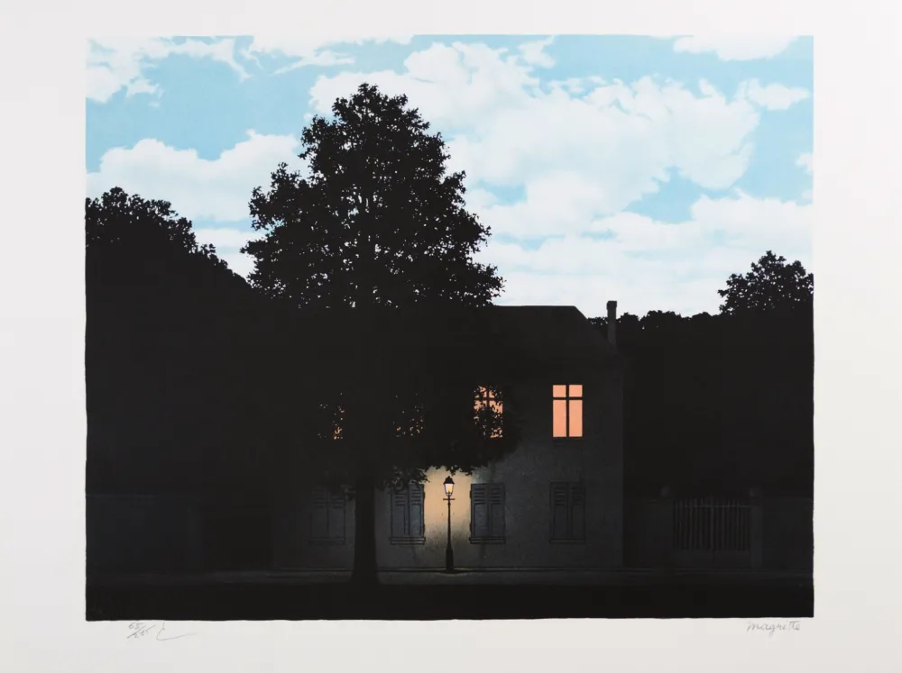 Lithograph Magritte - L’Empire des Lumières (The Empire of Light)