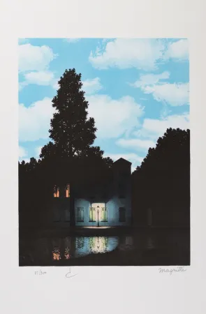 Lithograph Magritte - L’Empire des Lumières (The Empire of Light)