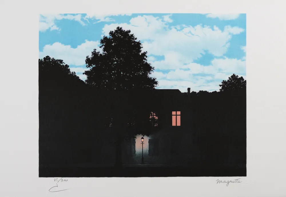 Lithograph Magritte - L’Empire des Lumières (The Empire of Light)