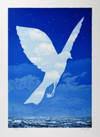 Lithograph Magritte - L'Entrée en scène