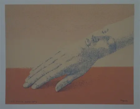 Lithograph Magritte - Les Bijoux indicrets