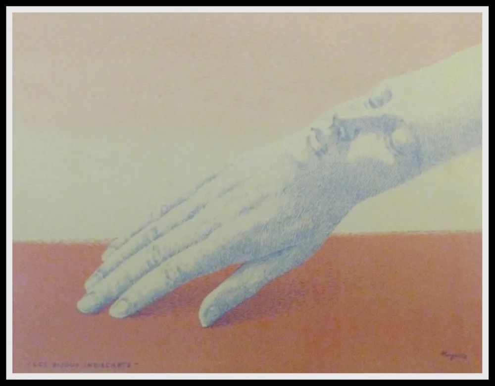 Lithograph Magritte - LES BIJOUX INDISCRETS