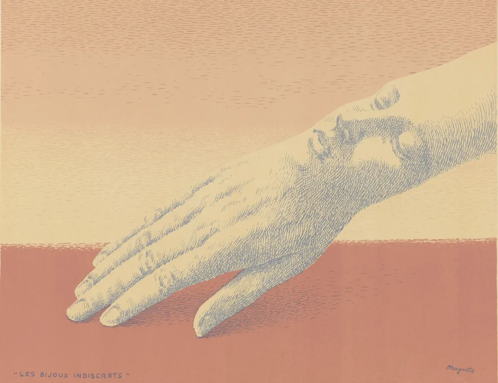 Lithograph Magritte - Les Bijoux Indiscrets