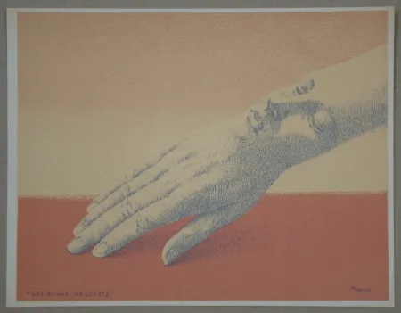Lithograph Magritte - Les bijoux indiscrets