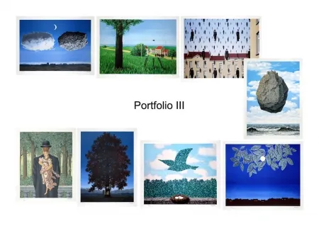 Lithograph Magritte - Portfolio III, Suite de 8 lithographies 