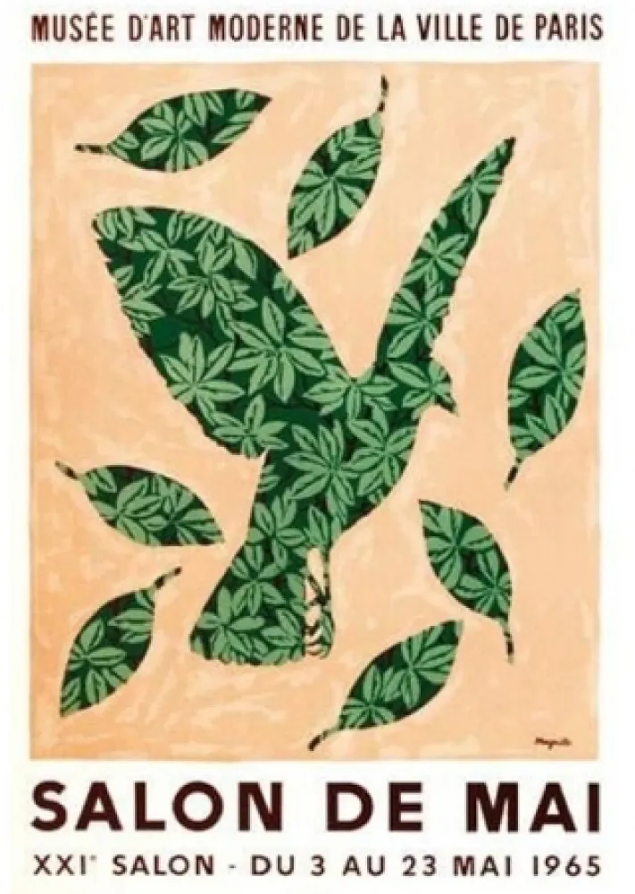 Poster Magritte - Salon de mai 1965 