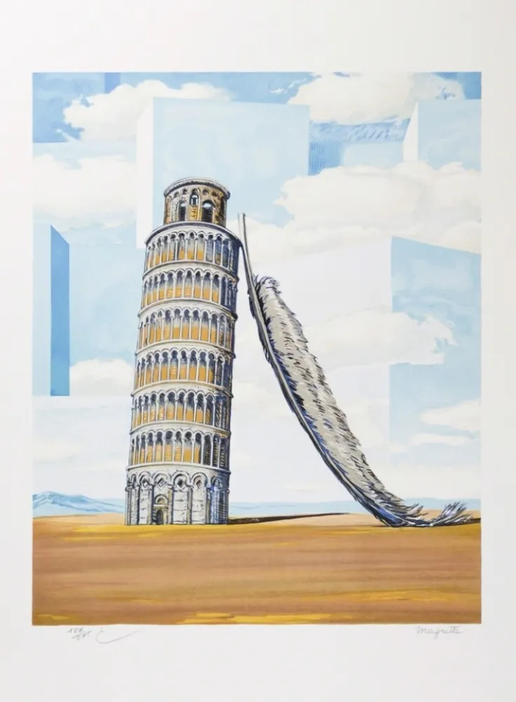 Lithograph Magritte - Souvenir de Voyage