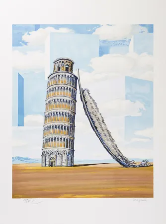 Lithograph Magritte - Souvenir de Voyage (Memory of a Journey)