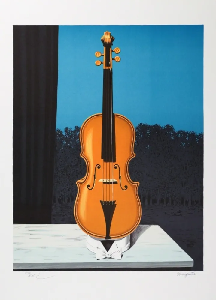 Lithograph Magritte - Un peu de l'âme des bandits