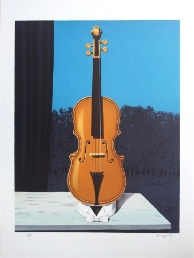Lithograph Magritte - Un peu de l'âme des bandits (A little of the bandits' soul)