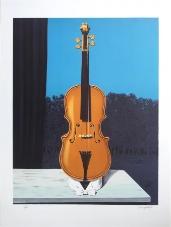Lithograph Magritte - Un peu de l'âme des bandits (A little of the bandits' soul)