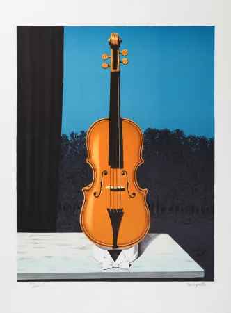 Lithograph Magritte - Un peu de l’âme des bandits (A Little of the Bandits' Soul)