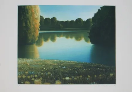 Etching And Aquatint Maibaum - Genesis:  Wiese