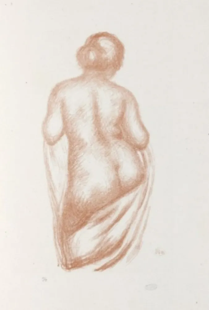 Lithograph Maillol - Maîtres et petits maîtres d'aujourd'hui.  Aristide Maillol, Sculpteur et Lithographe. 