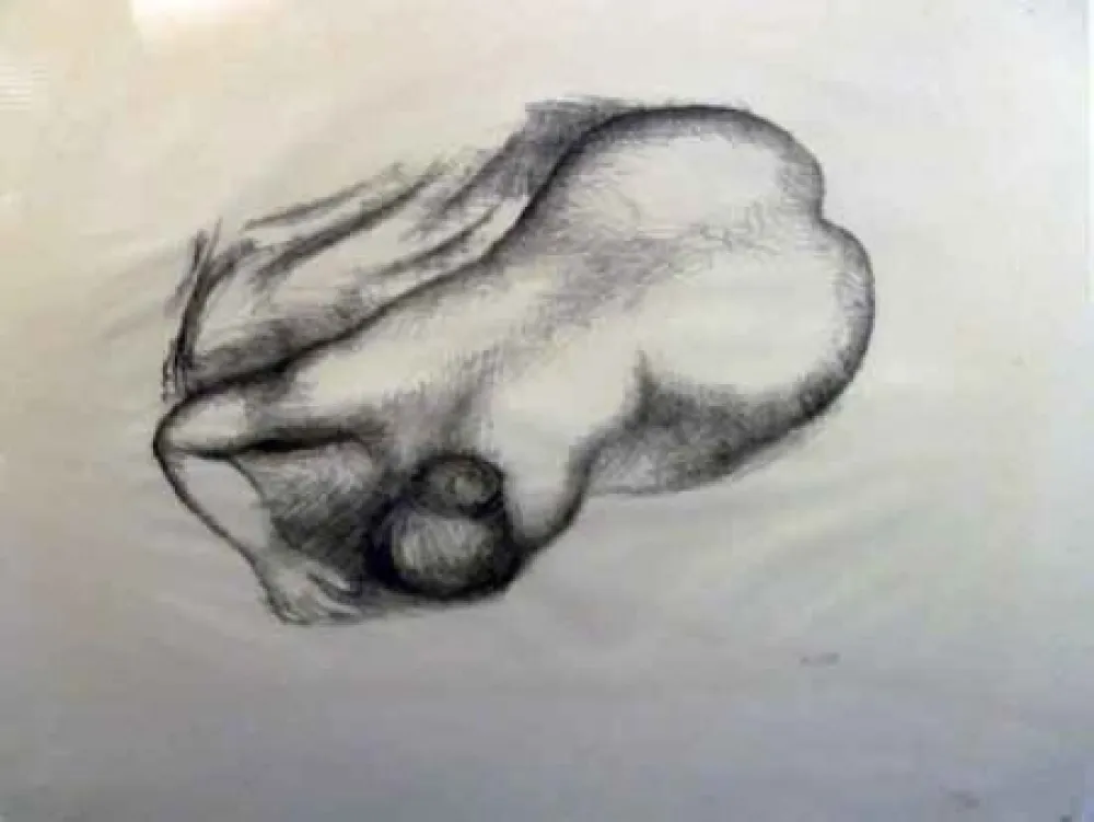 Lithograph Maillol - Torso