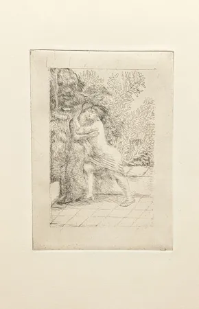 Etching Maillol - Untitled, from Livret de Folastries