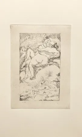 Etching Maillol - Untitled, from Livret de Folastries