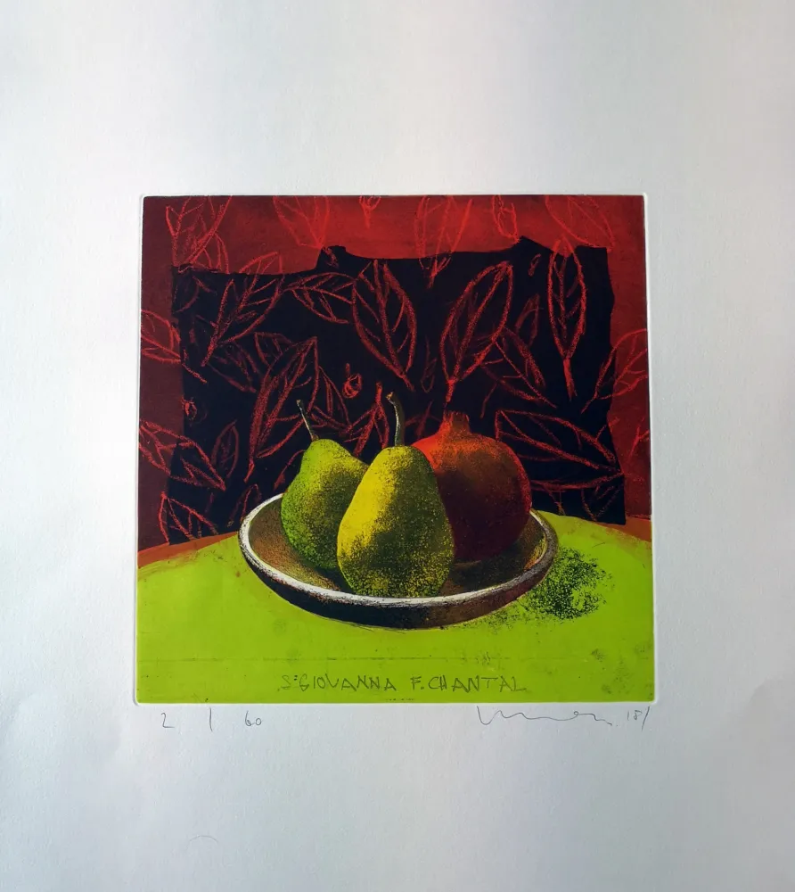 Etching And Aquatint Mair - S.Giovanna F.Chantal